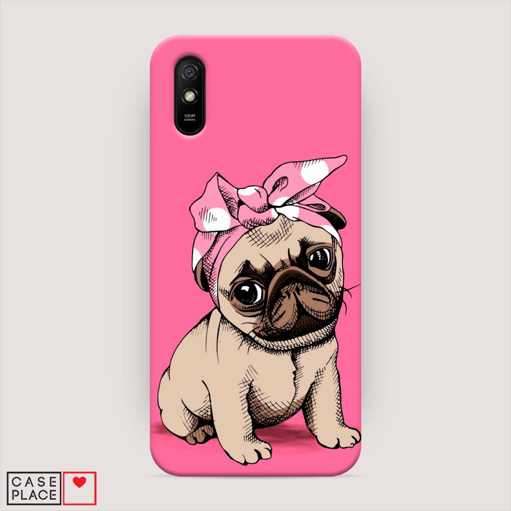 фото Пластиковый чехол "dog pin-up" на xiaomi redmi 9a awog