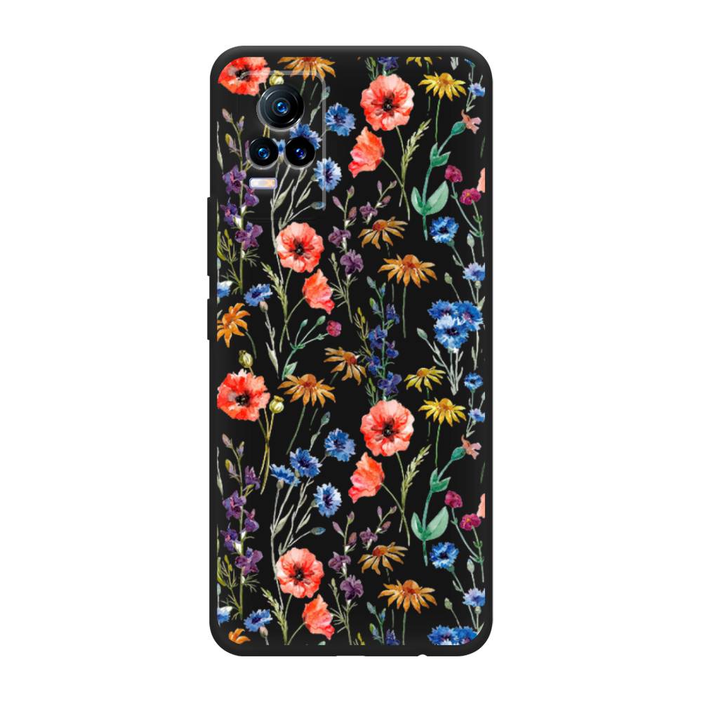 

Чехол Awog на Vivo V21e 4G "Маки и васильки фон", 264552-1