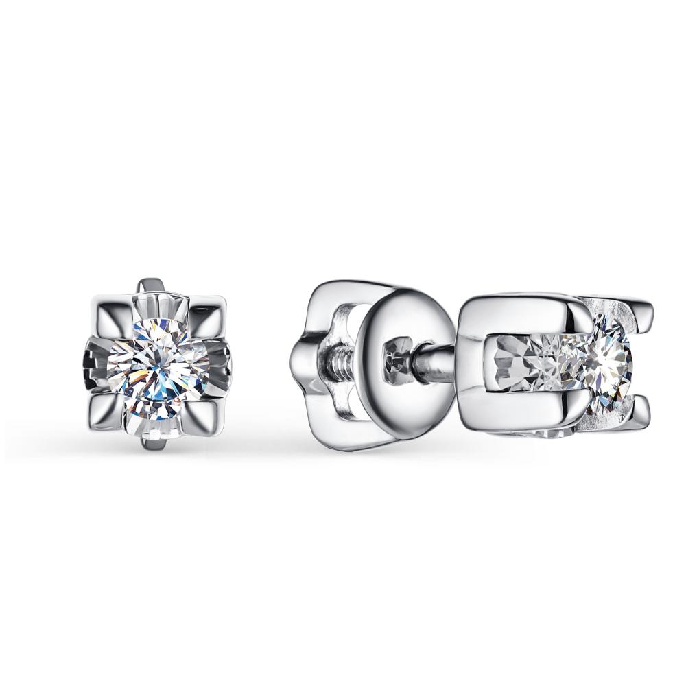 

Серьги-пусеты из серебра с муассанитом АЛЬКОР 02-2702_000М-00, 02-2702_000М-00
