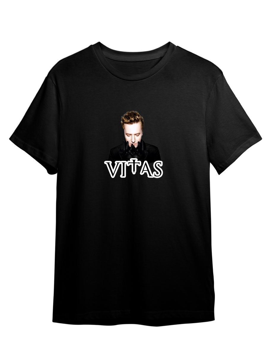 

Футболка унисекс СувенирShop Витас/Vitas/Певец 12 черная 4XL, "Витас/Vitas/Певец" 12