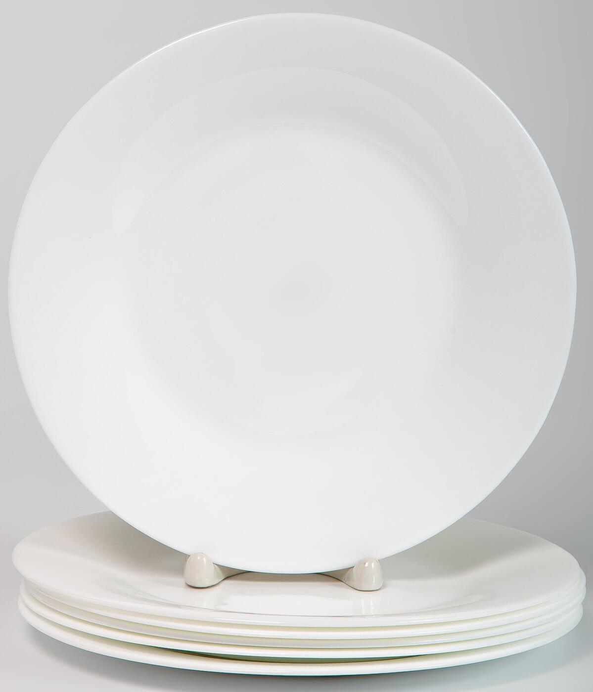 Набор тарелок Olaff Белая 20 см 6 штук 197-21009-6