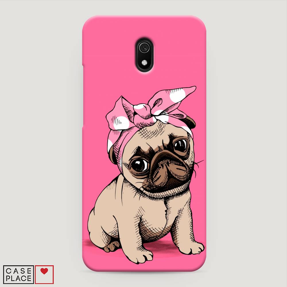 фото Пластиковый чехол "dog pin-up" на xiaomi redmi 8a awog