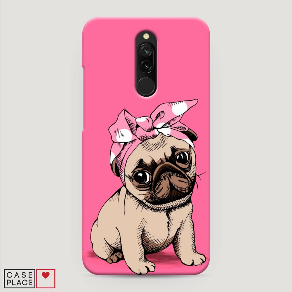 фото Пластиковый чехол "dog pin-up" на xiaomi redmi 8 awog
