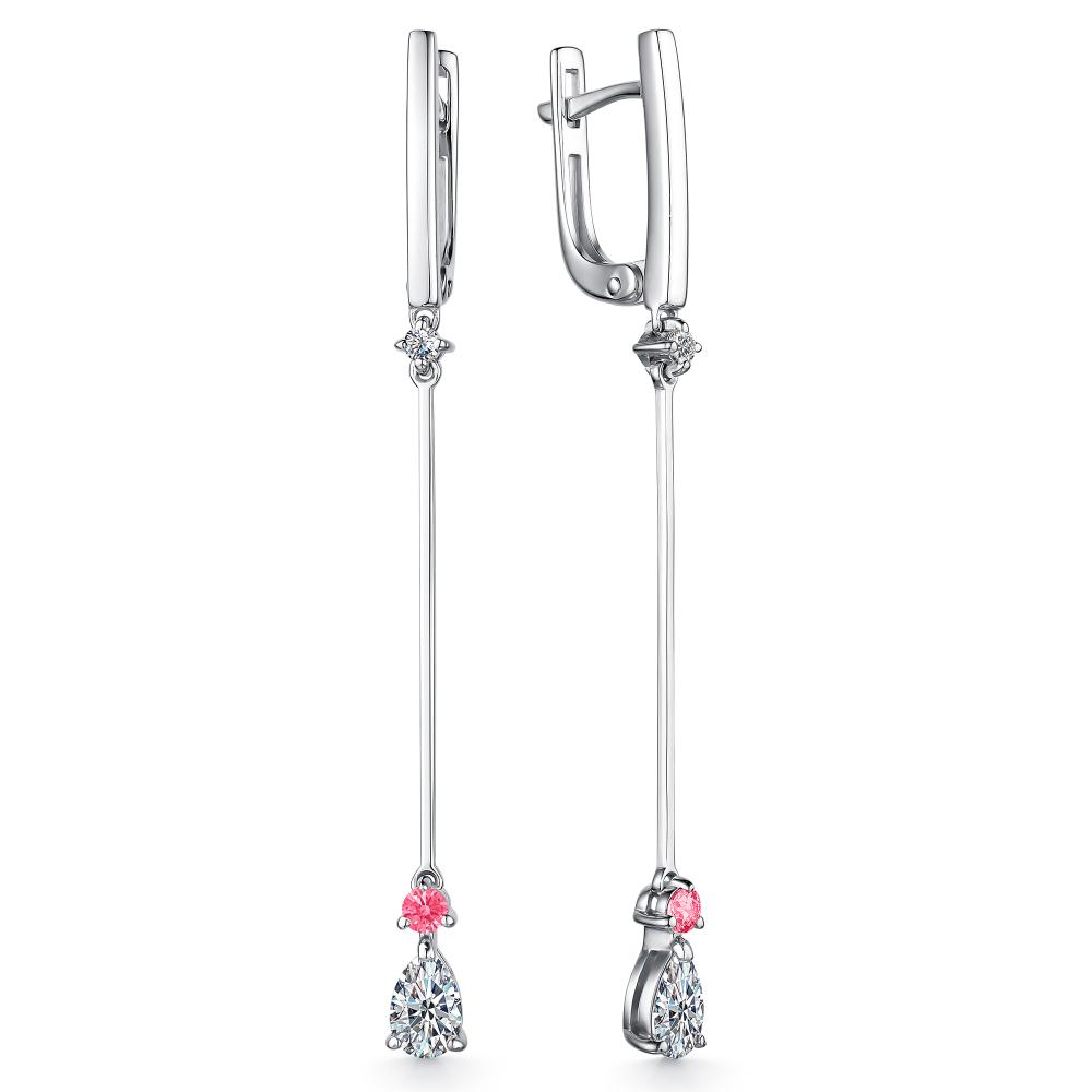 

Серьги из серебра с swarovski АЛЬКОР 02-2471_СВ56-00, 02-2471_СВ56-00
