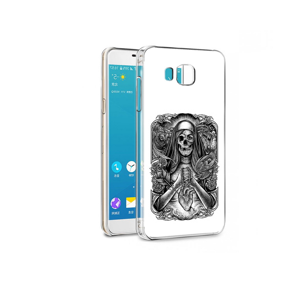 

Чехол MyPads Tocco для Samsung Galaxy Alpha скелет с сердцем (PT13063.503.603), Прозрачный, Tocco