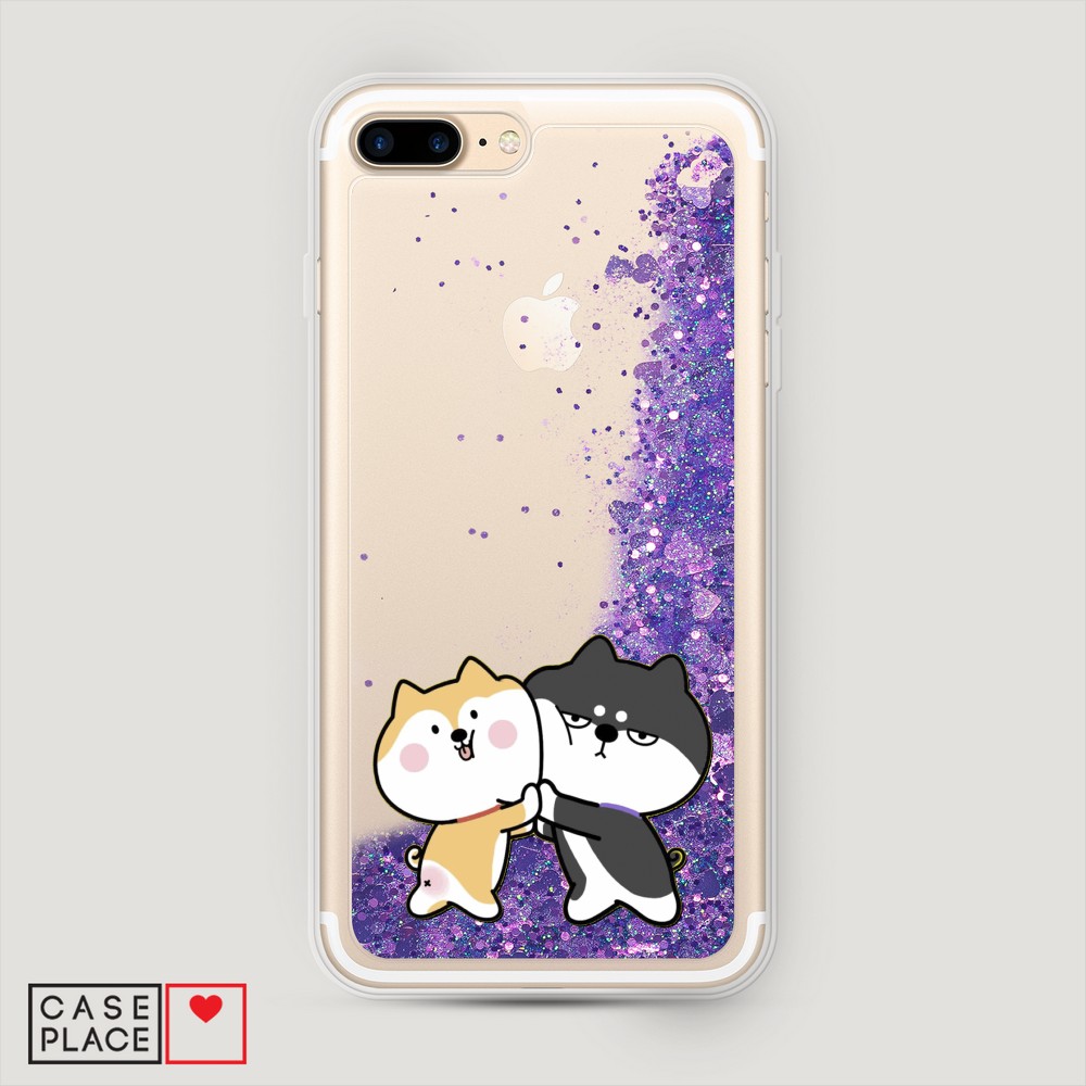 

Чехол Awog на Apple iPhone 8 Plus / Айфон 8 Plus "Обнимашки акита", Разноцветный, 10992-1