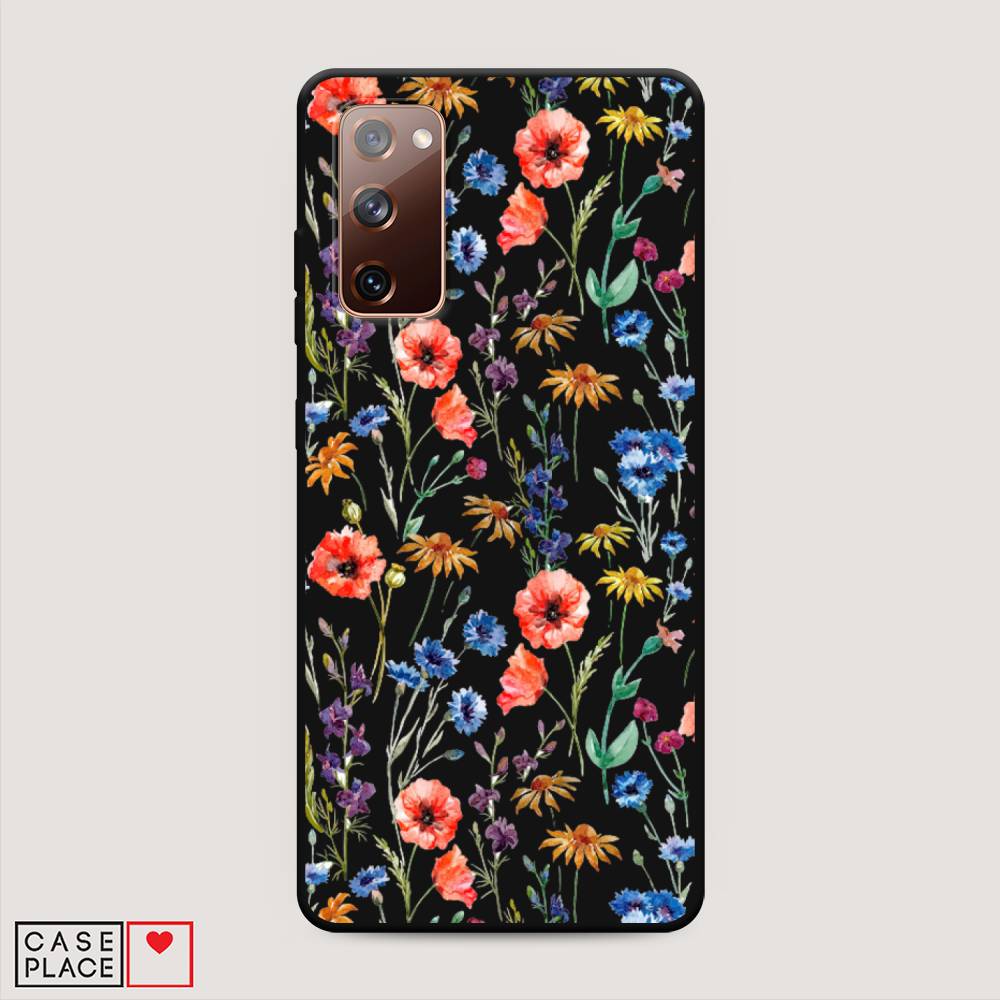 

Чехол Awog на Samsung Galaxy S20 FE / Самсунг S20 FE "Маки и васильки фон", 2101352-1