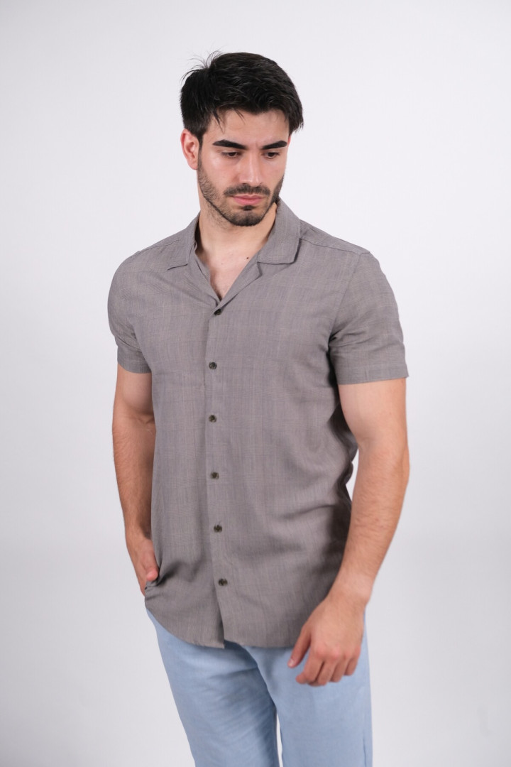 

Рубашка мужская Manche MJ22S115982 бежевая 2XL (товары доставляются из-за рубежа), MJ22S115982