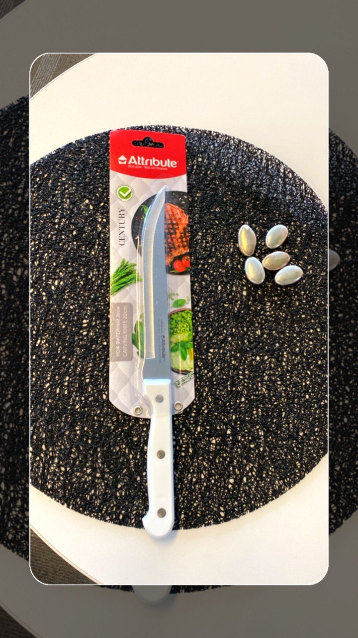 

Нож филейный CENTURY 20см ATTRIBUTE KNIFE AKC318, CENTURY