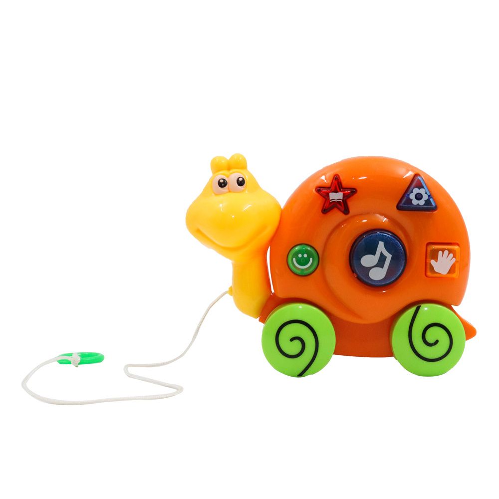 

Игрушка-каталка Игроленд Музыкальная улитка произведения И.Резника 2 цвета