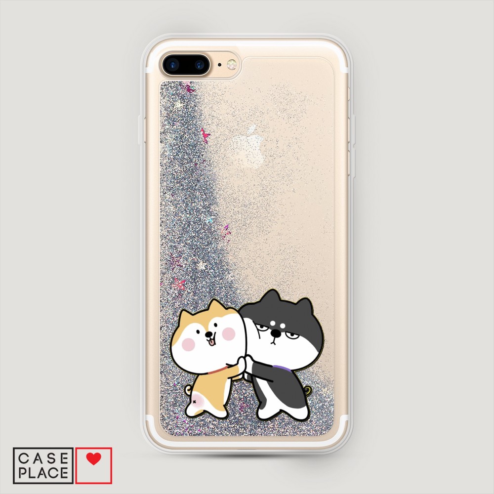 

Чехол Awog на Apple iPhone 7 Plus / Айфон 7 Plus "Обнимашки акита", Разноцветный, 10791-1