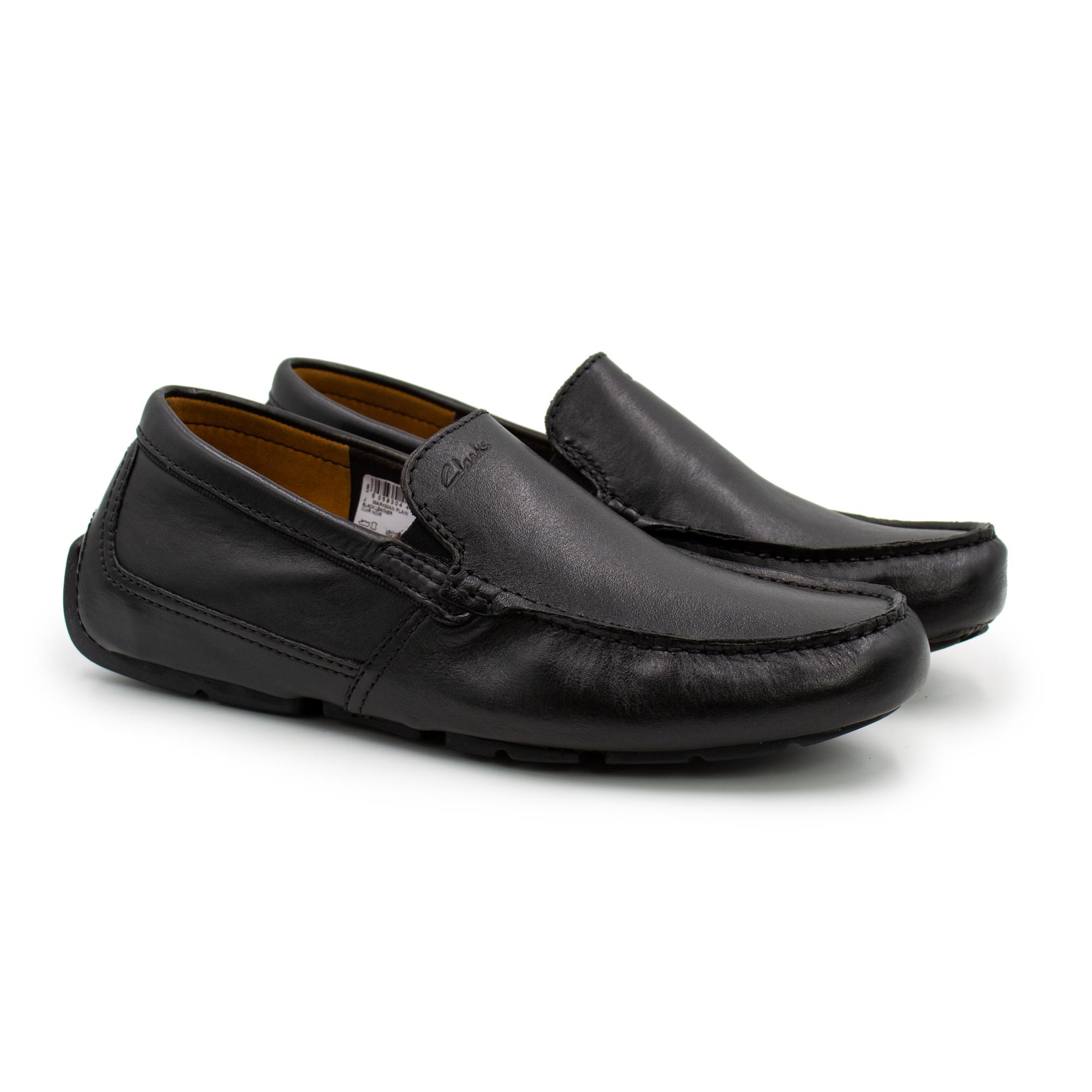 

Мокасины мужские Clarks Markman Plain 26158707 черные 43 EU, Markman Plain 26158707