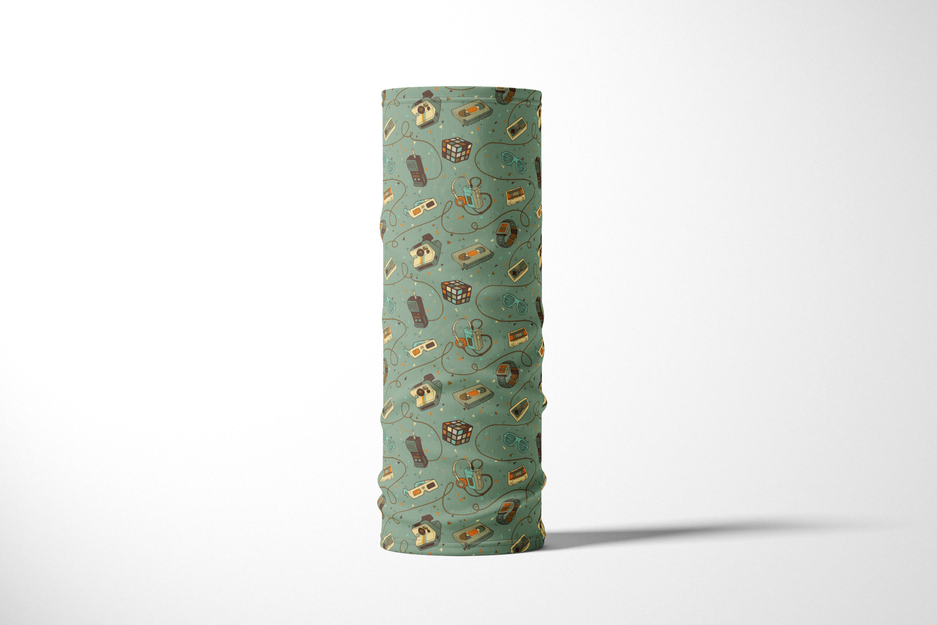 

Бандана / Бафф / Снуд-трансформер / Популярные иллюстрации / Retro Oldschool pattern, Разноцветный, BBuffVM_VM1584475