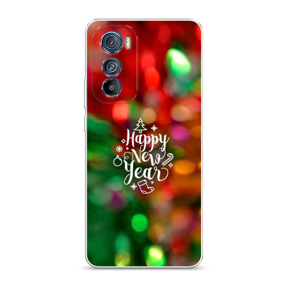 

Чехол на Motorola Edge 30 "Новый Год на елке", Зеленый;красный;желтый, 243250-5