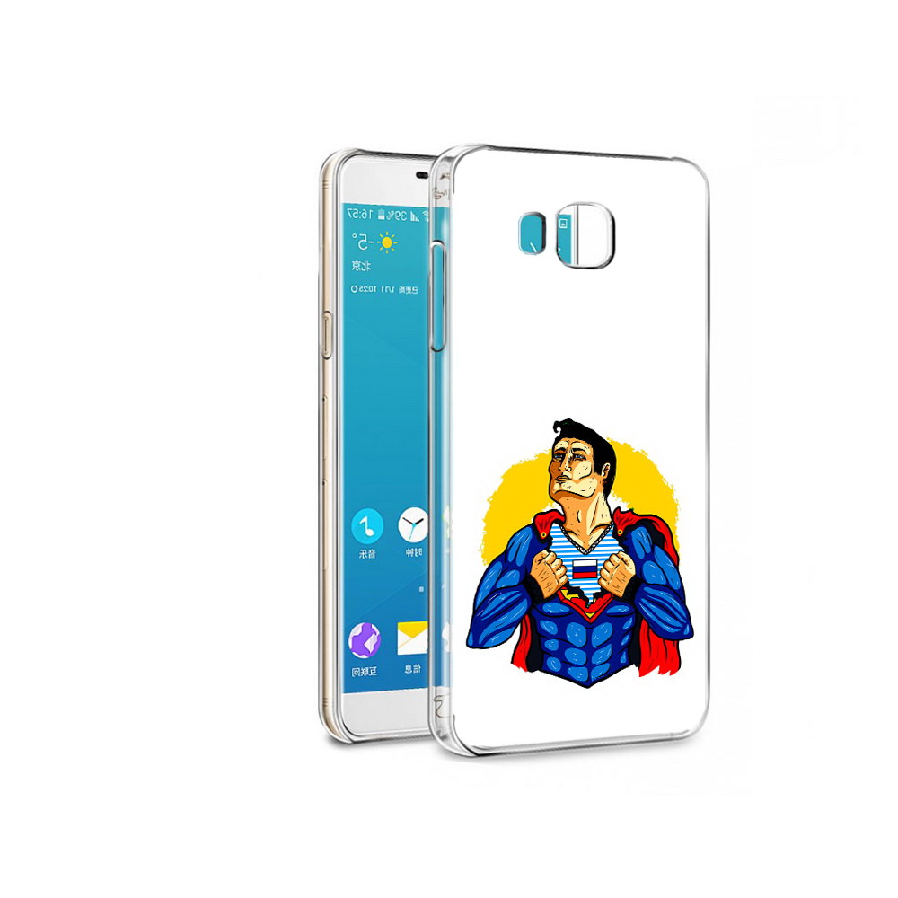 

Чехол MyPads Tocco для Samsung Galaxy Alpha русский супермен (PT13063.503.591), Прозрачный, Tocco