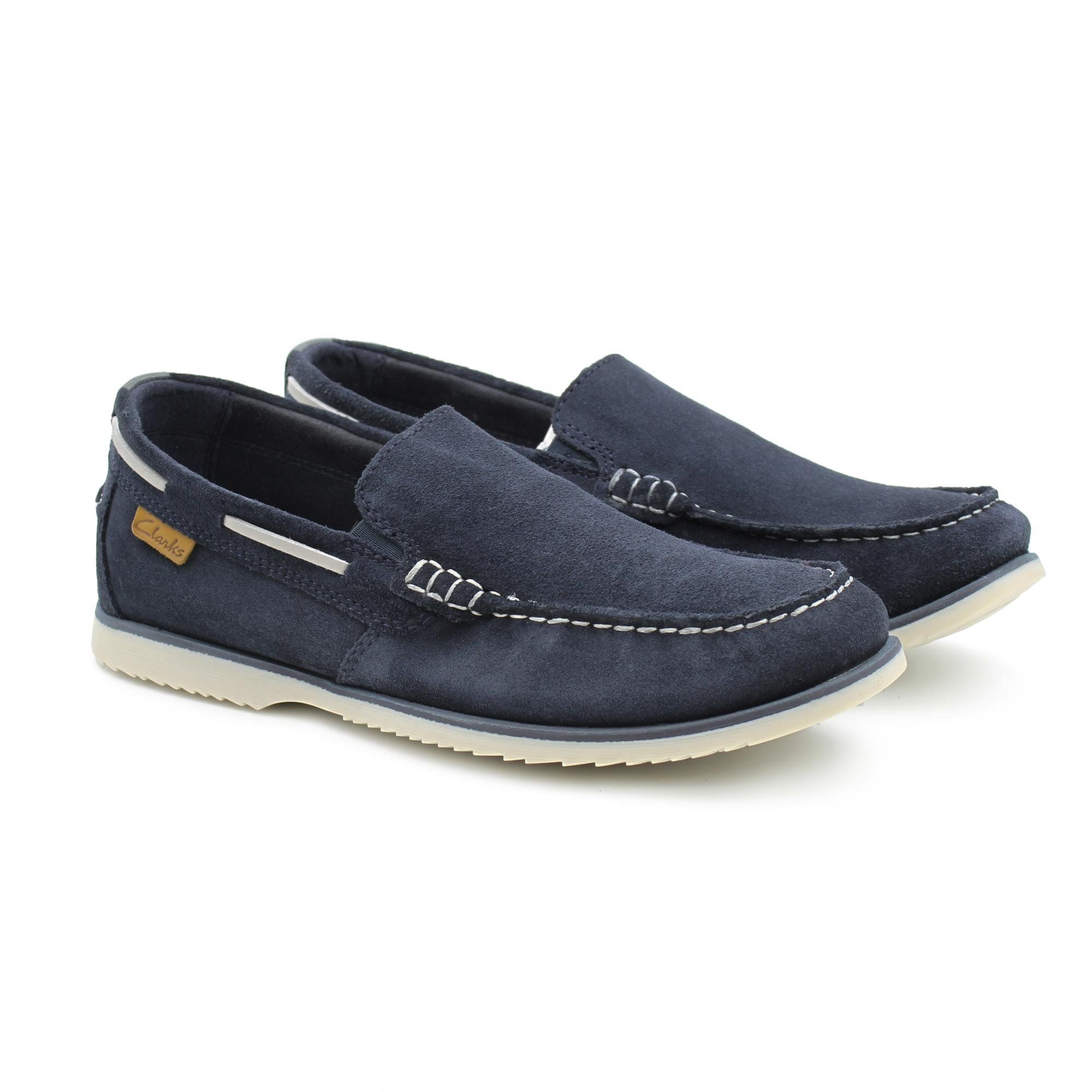 

Мокасины мужские Clarks Noonan Step 26159473 синие 44.5 EU, Noonan Step 26159473