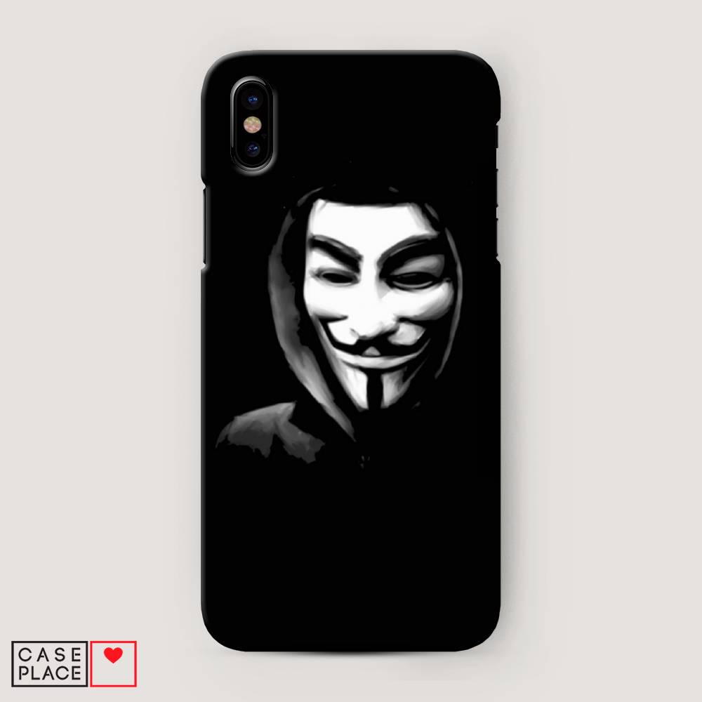 

Пластиковый чехол "Анонимус" на Apple iPhone XS Max (10S Max), 11920-4