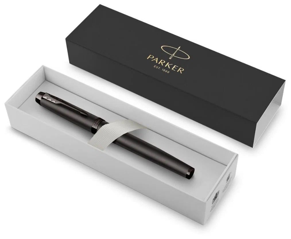 

Ручка перьев. Parker IM Vibrant Rings F315 CW2172944 Flame Orange PVD M сталь нержавеюща