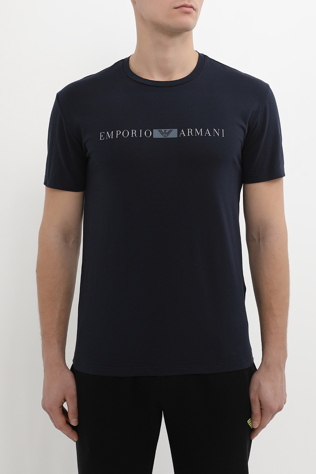 

Футболка мужская EMPORIO ARMANI 111971 4F525 синяя S, Синий, 111971 4F525