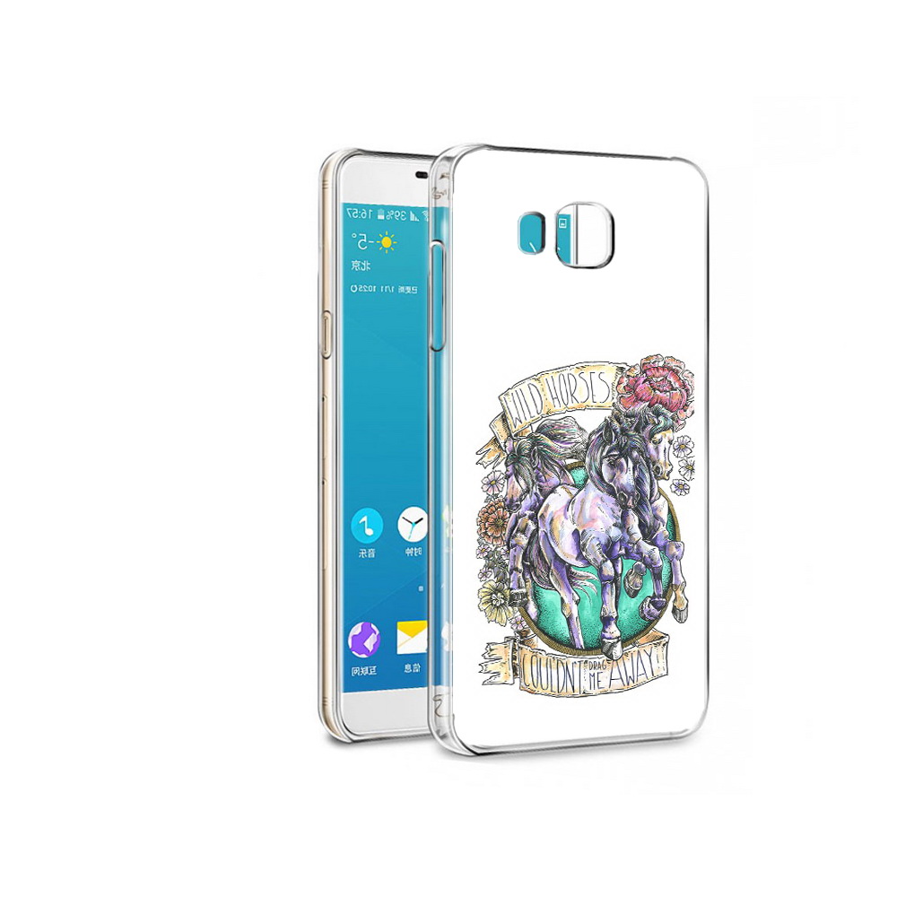 

Чехол MyPads Tocco для Samsung Galaxy Alpha рисунок коней в цветах (PT13063.503.582), Прозрачный, Tocco
