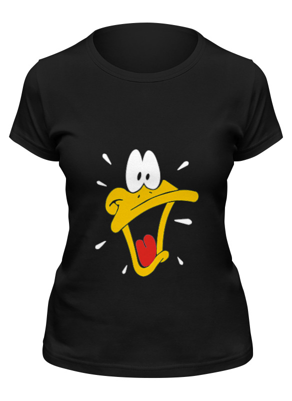 

Футболка женская Printio Daffy duck черная 2XL, Черный, Daffy duck