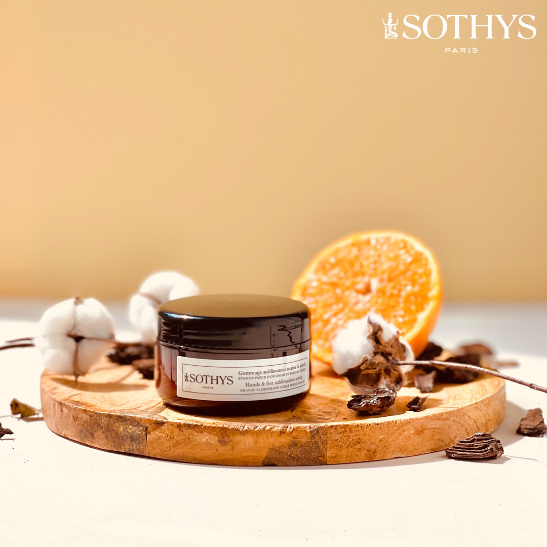 Скраб Sothys Hands Feet Sublimation Scrub Orange Blossom and Cedar Wood Escape 100 мл