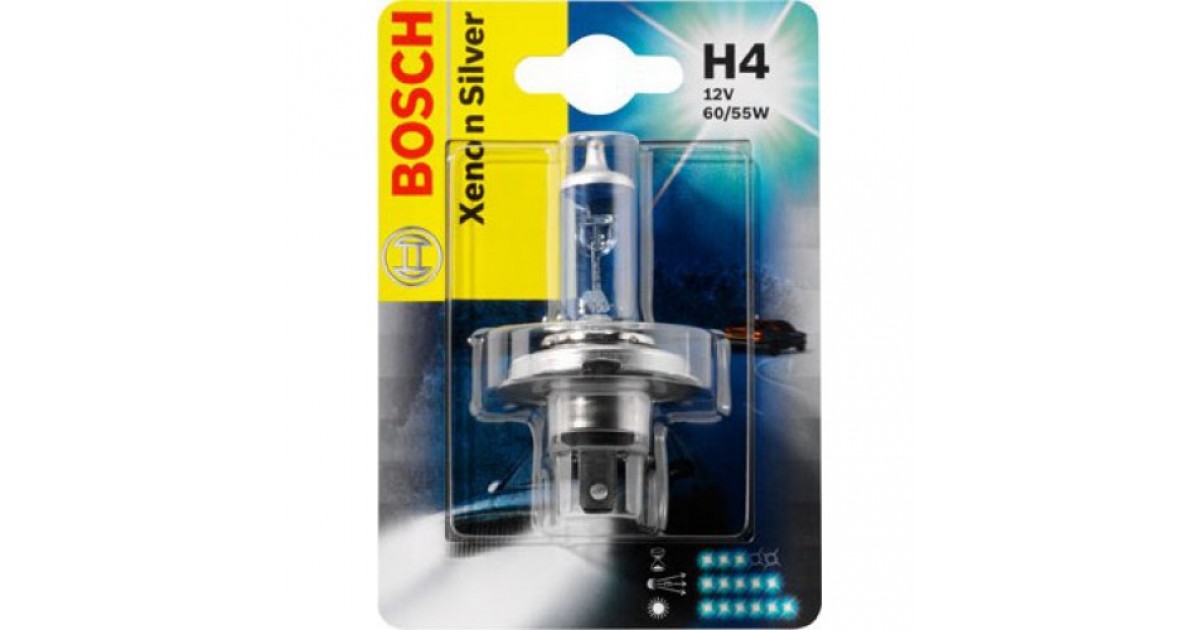 фото Лампа h4 12v 60/55w longlife daytime bosch 1 987 301 054