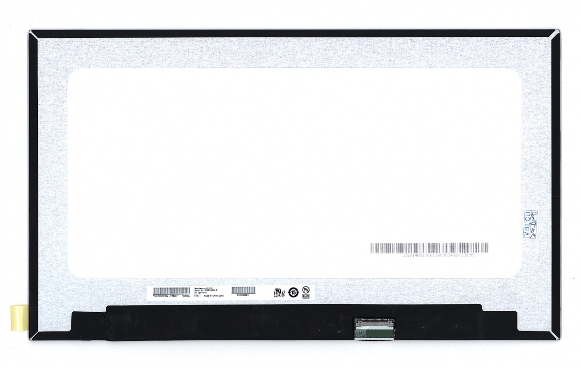 

Матрица OEM для ноутбука B140HAN04.6 (100180206V), совместимая с p/n: B140HAN04.6