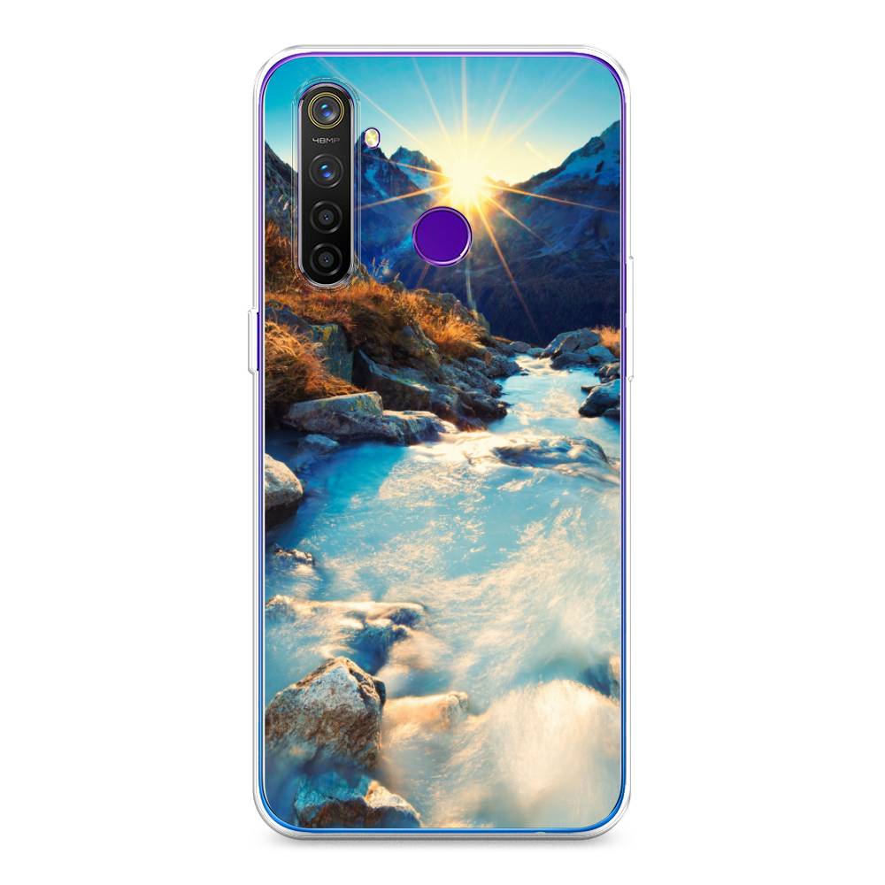 

Чехол Awog на Realme 5 Pro "Восход 7", Разноцветный, 251650-4