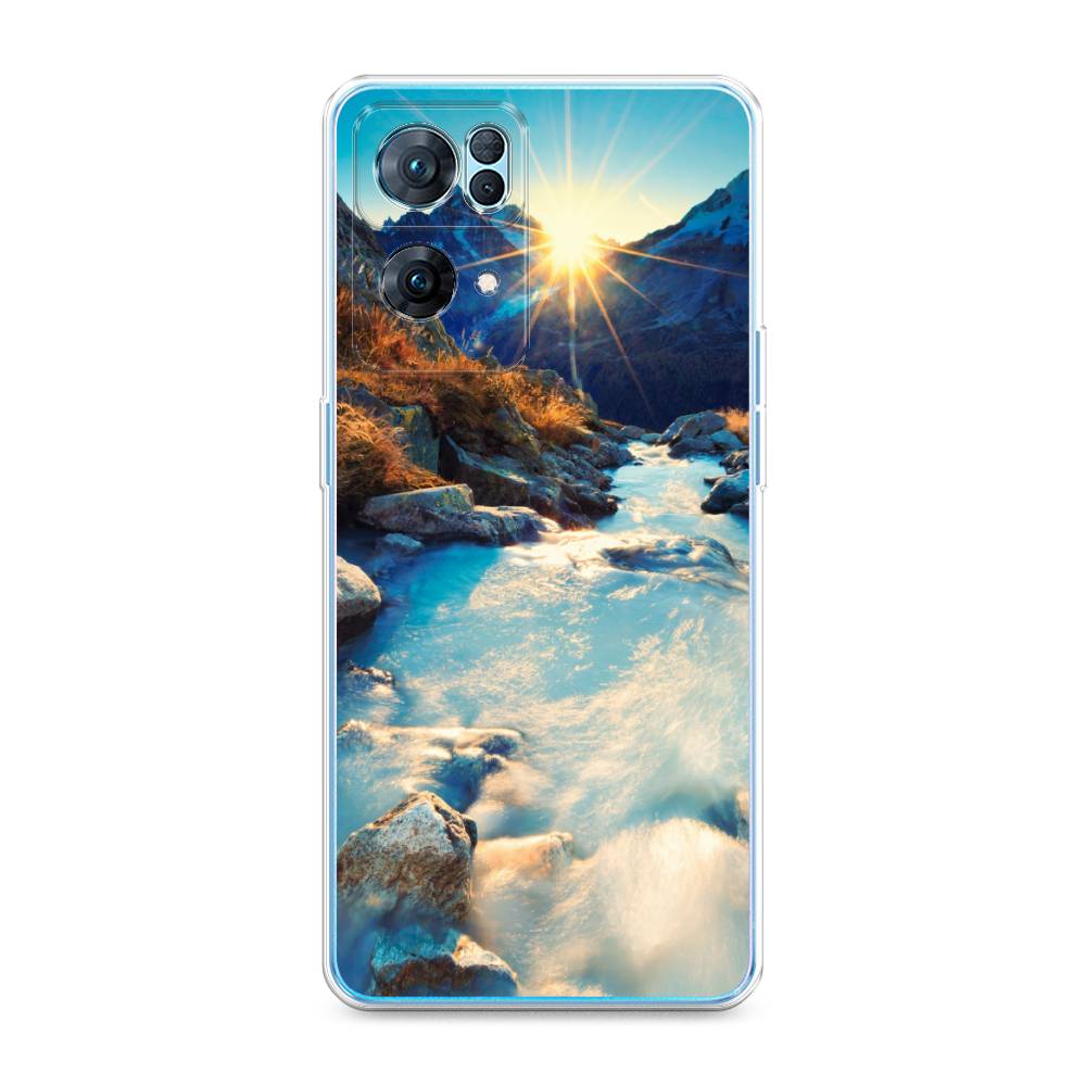 

Чехол Awog на Oppo Reno 7 Pro "Восход 7", Разноцветный, 258250-4