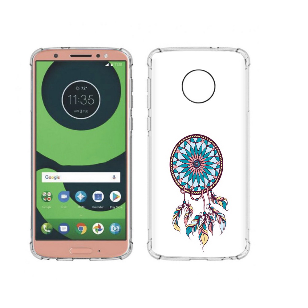 

Чехол MyPads Tocco для Motorola Moto G6 ловец снов синий (PT99805.376.443), Прозрачный, Tocco