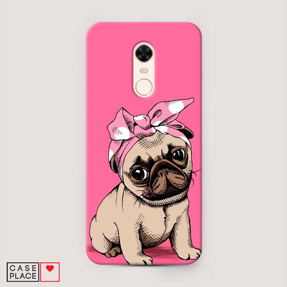 фото Пластиковый чехол "dog pin-up" на xiaomi redmi 5 plus awog