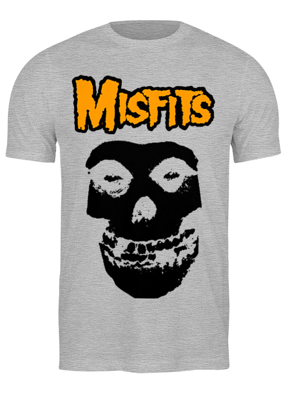 

Футболка мужская Printio Misfits серая S, Серый, Misfits
