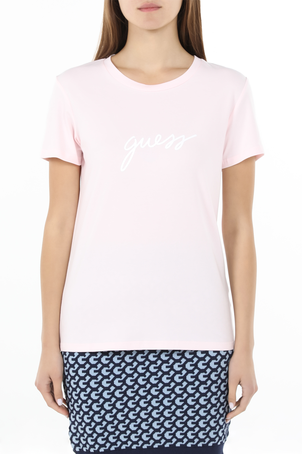 Футболка женская GUESS O4RM09 KBBU1 красная S