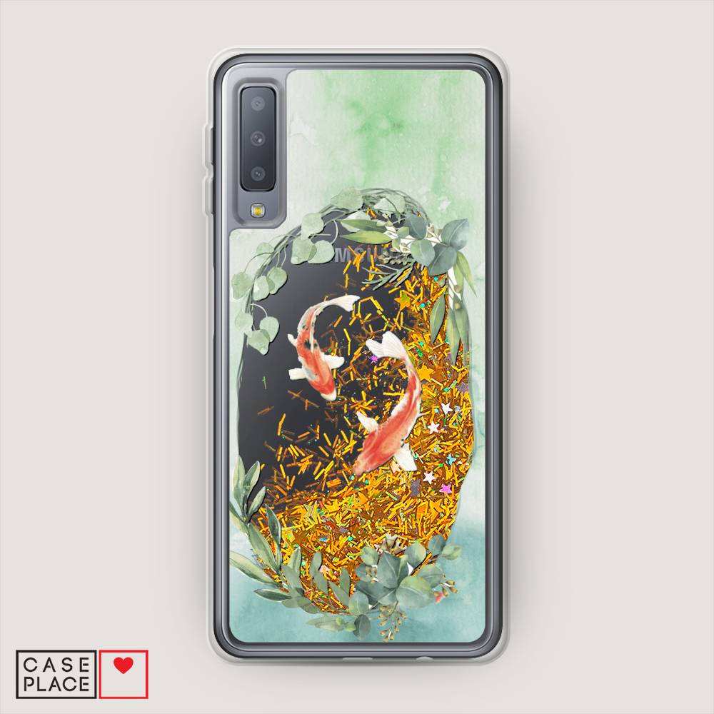 

Чехол Awog "Две золотые рыбки" для Samsung Galaxy A7 2018, 26790-1
