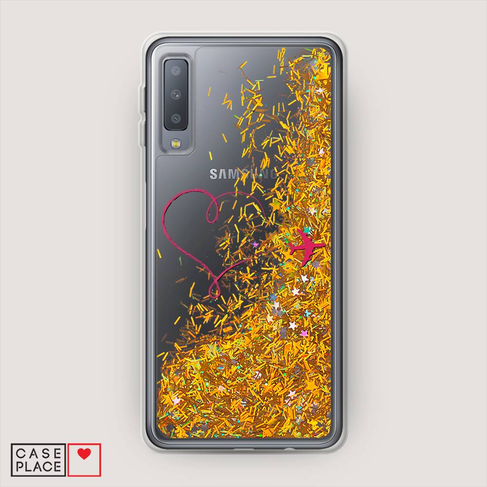 

Чехол Awog "Сердце и самолет" для Samsung Galaxy A7 2018, 26790-1