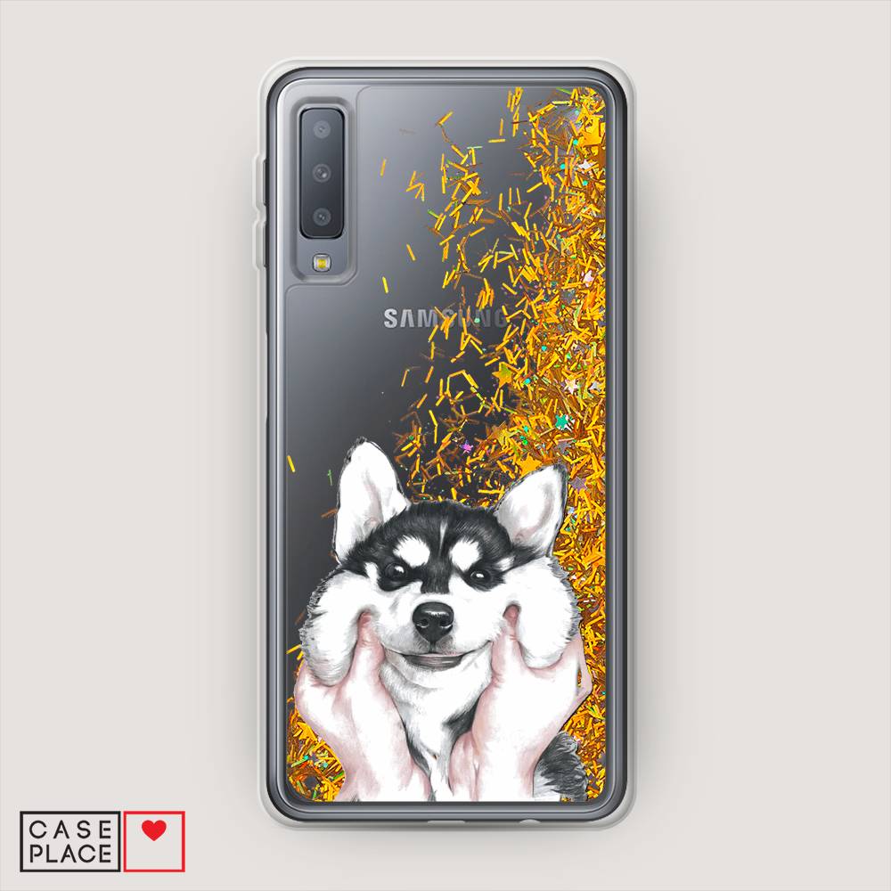 

Чехол Awog "Щечки хаски" для Samsung Galaxy A7 2018, 26790-1