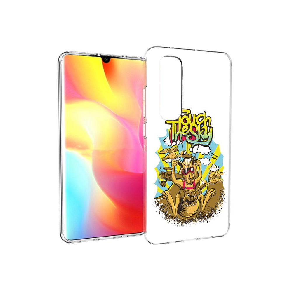 

Чехол MyPads Tocco для Xiaomi Mi Note 10 Lite нарисованное кенгуру комикс, Прозрачный, Tocco