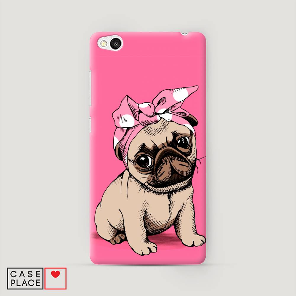 фото Пластиковый чехол "dog pin-up" на xiaomi redmi 3 awog