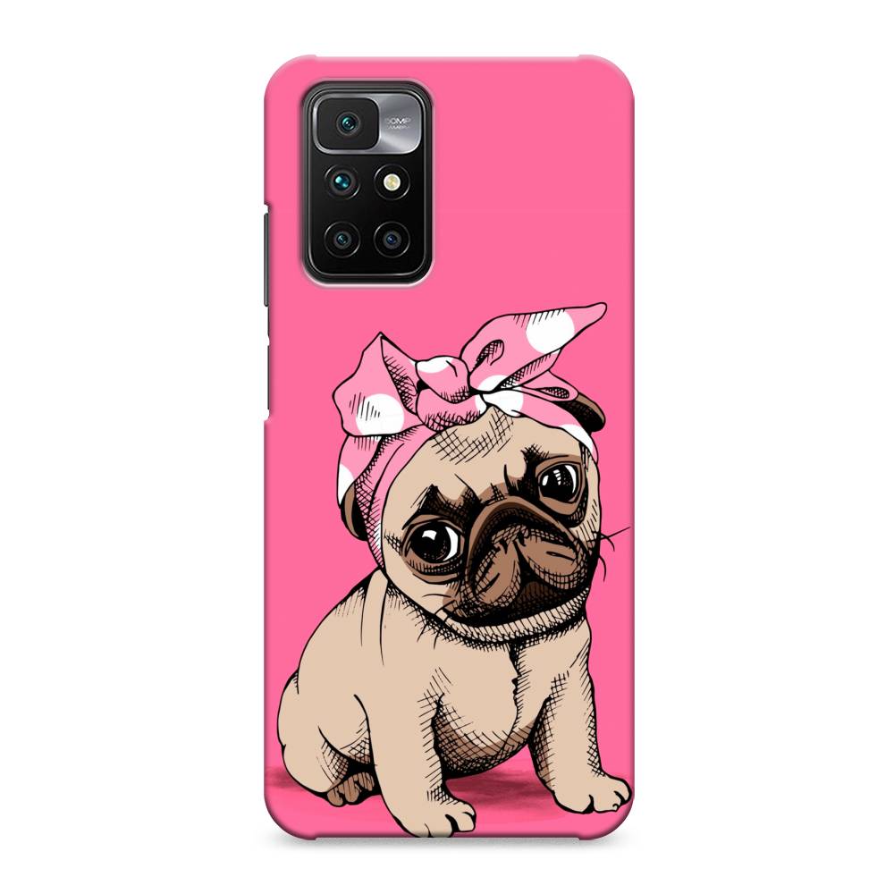 

Пластиковый чехол "Dog Pin-Up" на Xiaomi Redmi 10, 311320-1