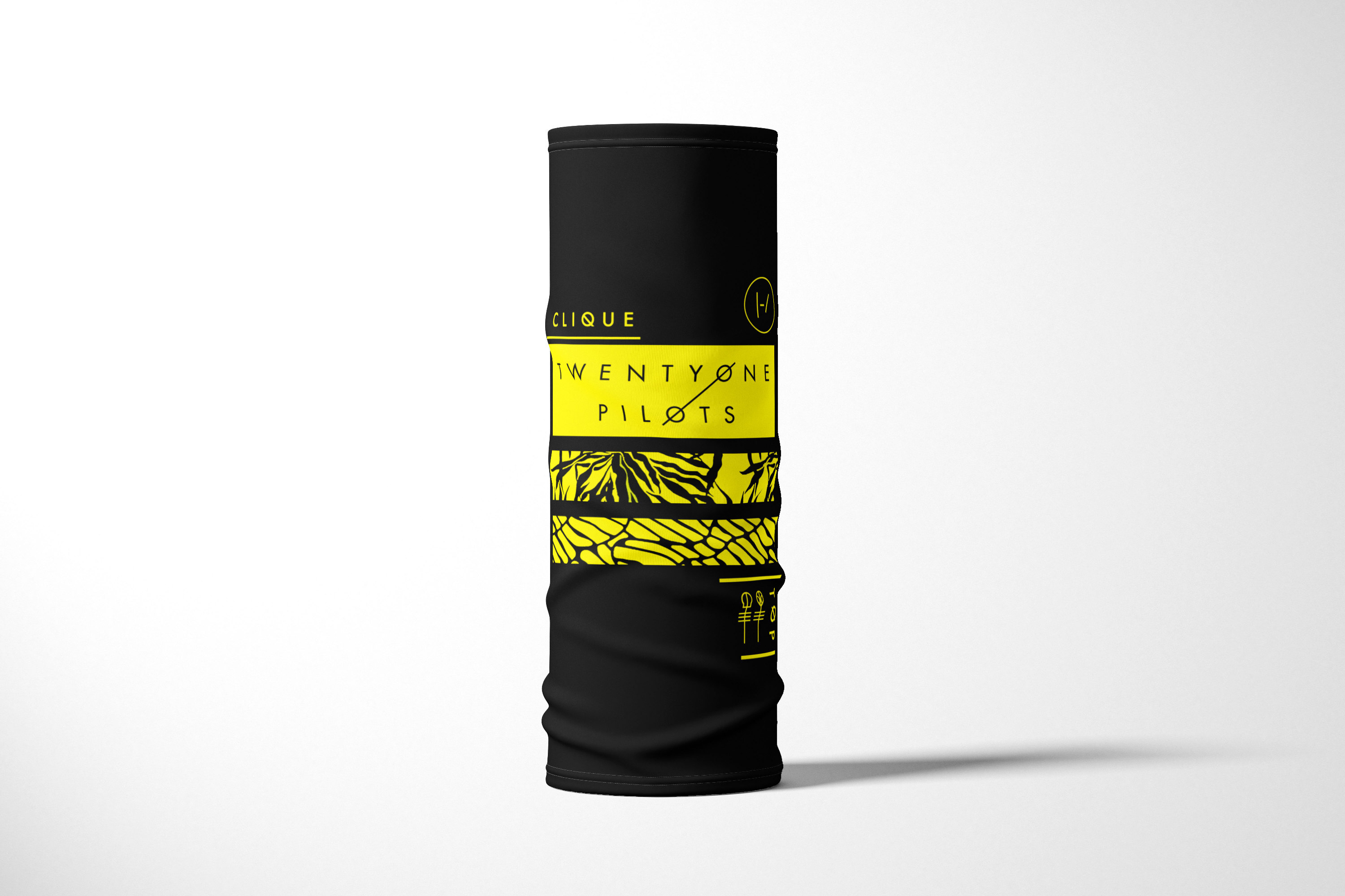

Бандана / Бафф / Снуд-трансформер / Рок / Twenty one pilots Jumpsuit, Черный;желтый, BBuffVM_VM1577915