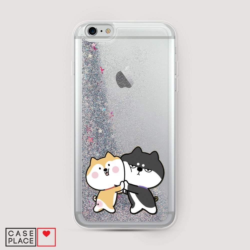 

Чехол Awog на Apple iPhone 6 Plus / Айфон 6 Plus "Обнимашки акита", Разноцветный, 10591-1