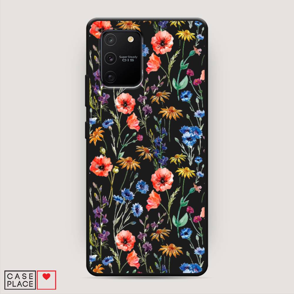 

Чехол Awog на Samsung Galaxy A91/S10 Lite "Маки и васильки фон", 29952-1