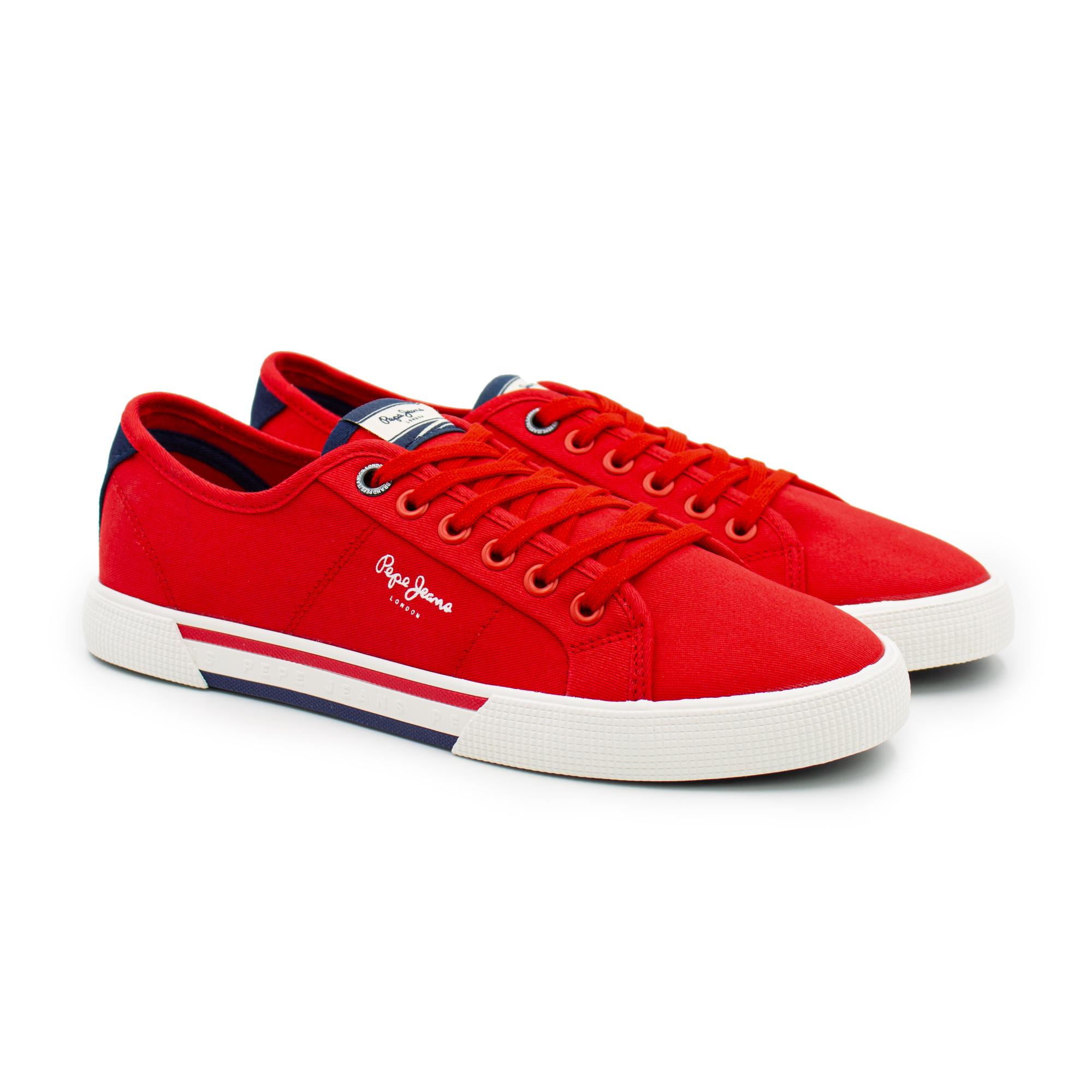 

Кеды мужские Pepe Jeans London BRADY MEN BASIC PMS30816 красные 41 EU, BRADY MEN BASIC PMS30816