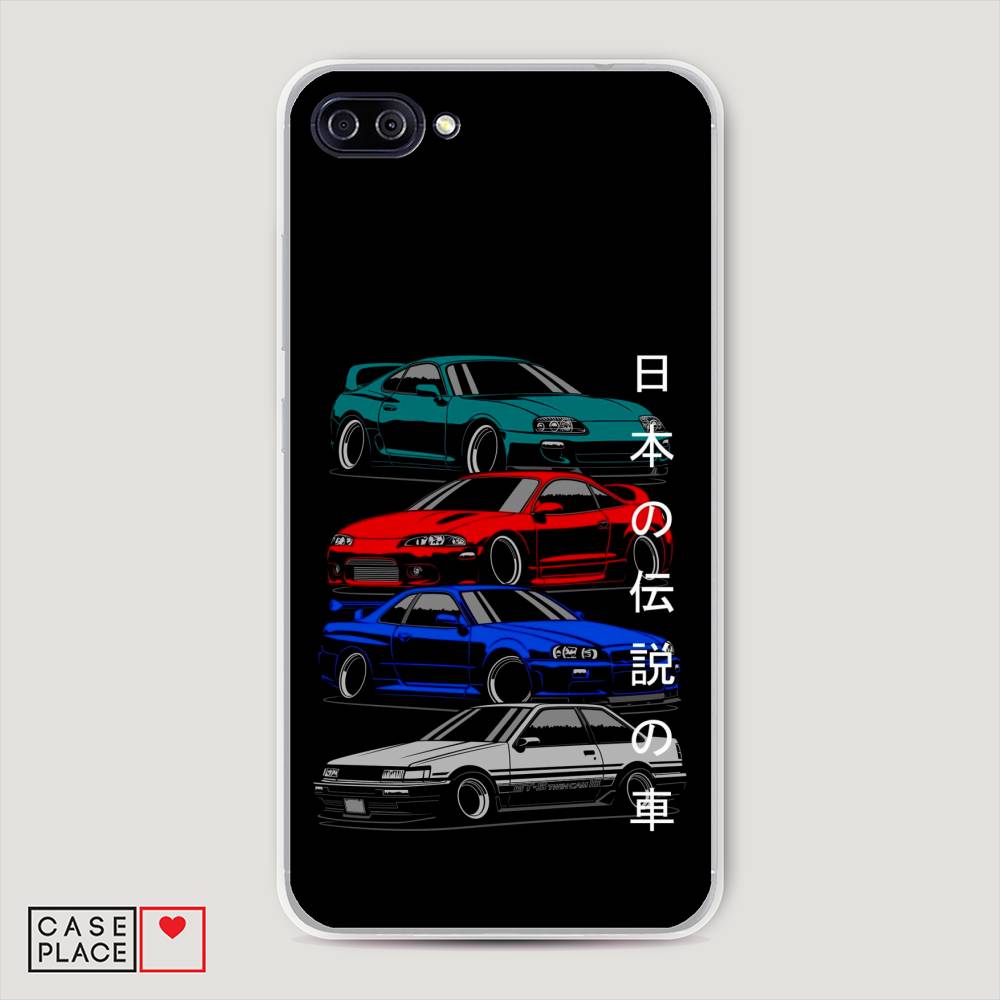 

Чехол Awog на Asus Zenfone 4 Max ZC520KL "JDM Legend cars", Зеленый;красный;синий, 42750-5