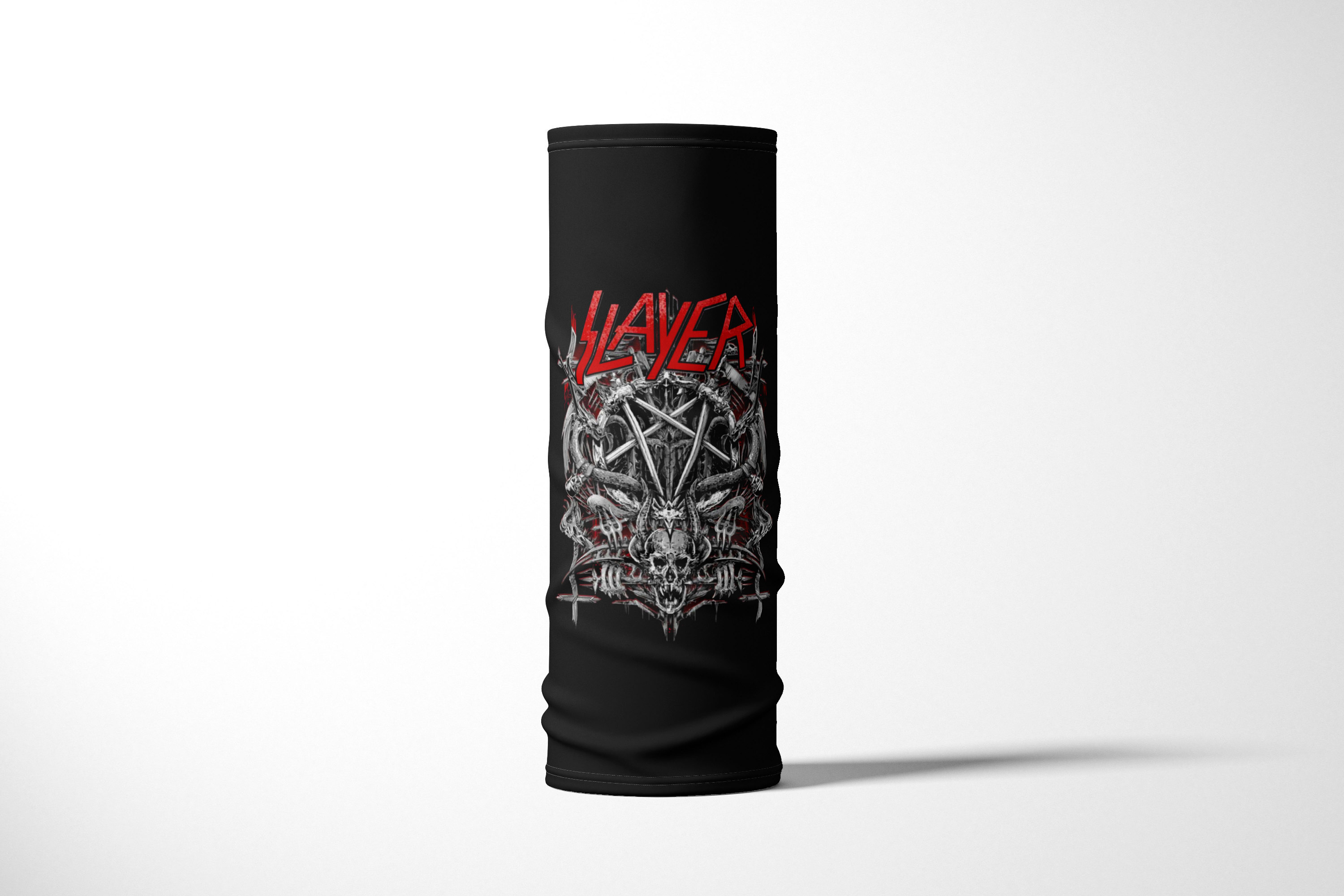 

Бандана / Бафф / Снуд-трансформер / Рок / Slayer, Черный;серый, BBuffVM_VM1564167