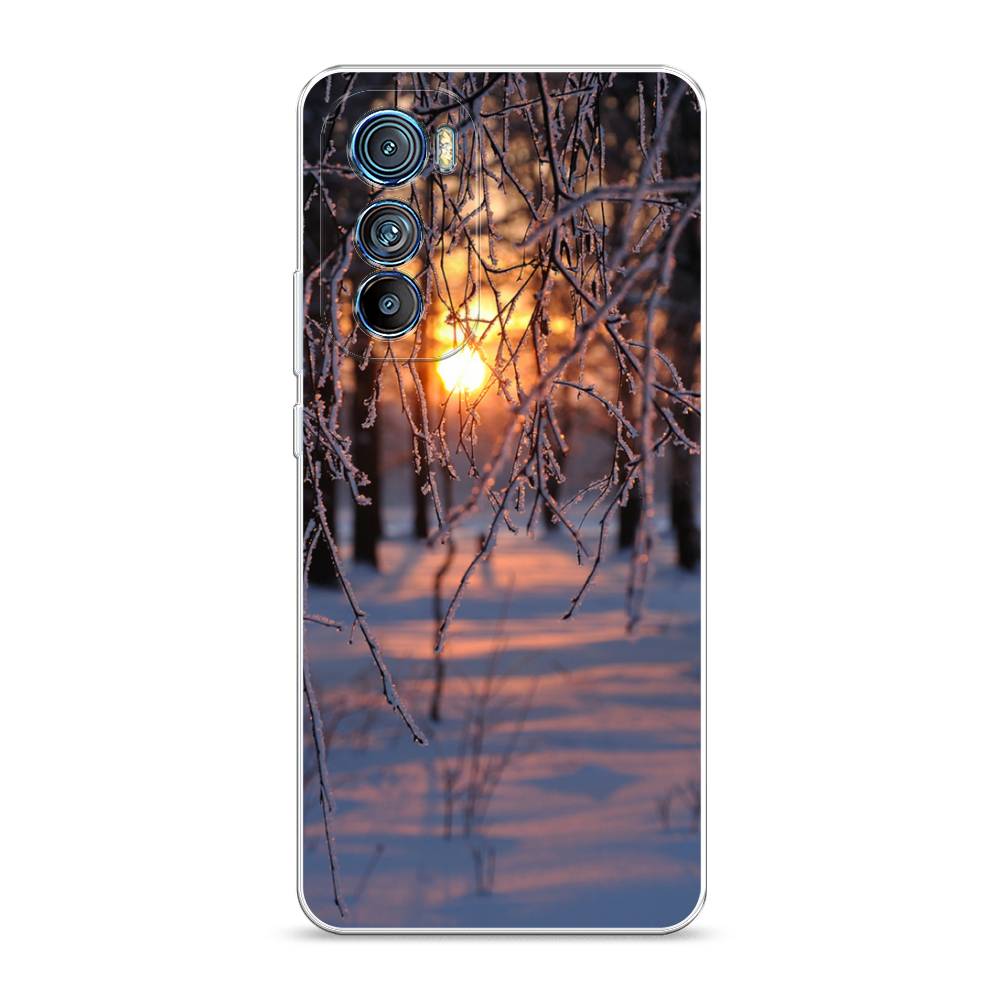 

Чехол на Motorola Edge 30 "Зима 7", Оранжевый;розовый;черный, 243250-2