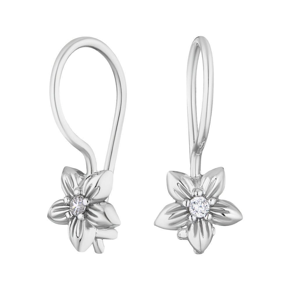 

Серьги из серебра с фианитом ЮВЕЛИР КАРАТ 2122629/9, 2122629/9