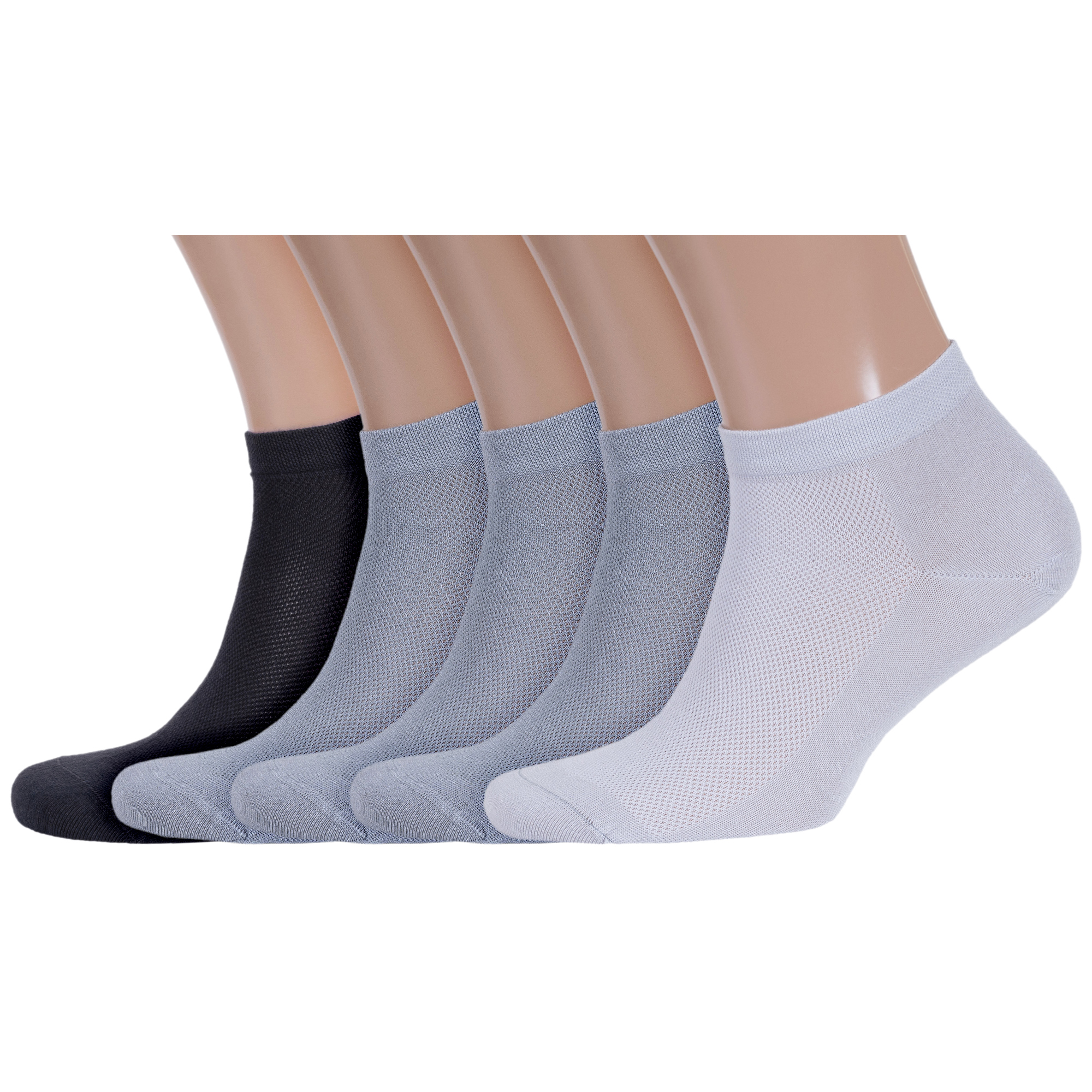 

Комплект носков мужских Rusocks 5-СП-3095 серых 29, Серый, 5-СП-3095