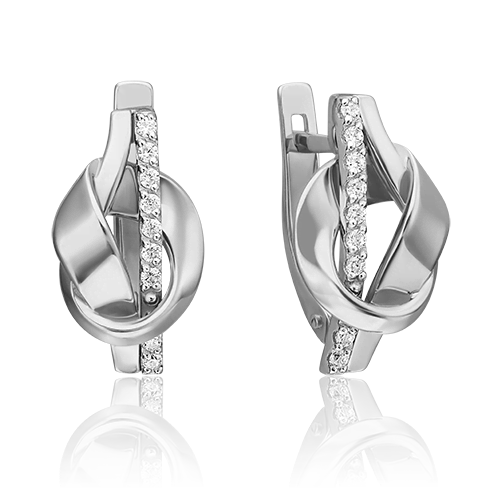 

Серьги из золота PLATINA jewelry 02-4607-00-401-1120-23, фианит, 02-4607-00-401-1120-23